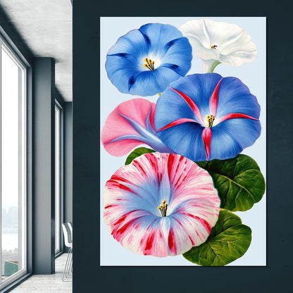 Morning Glory Reverie Canvas Wall Art