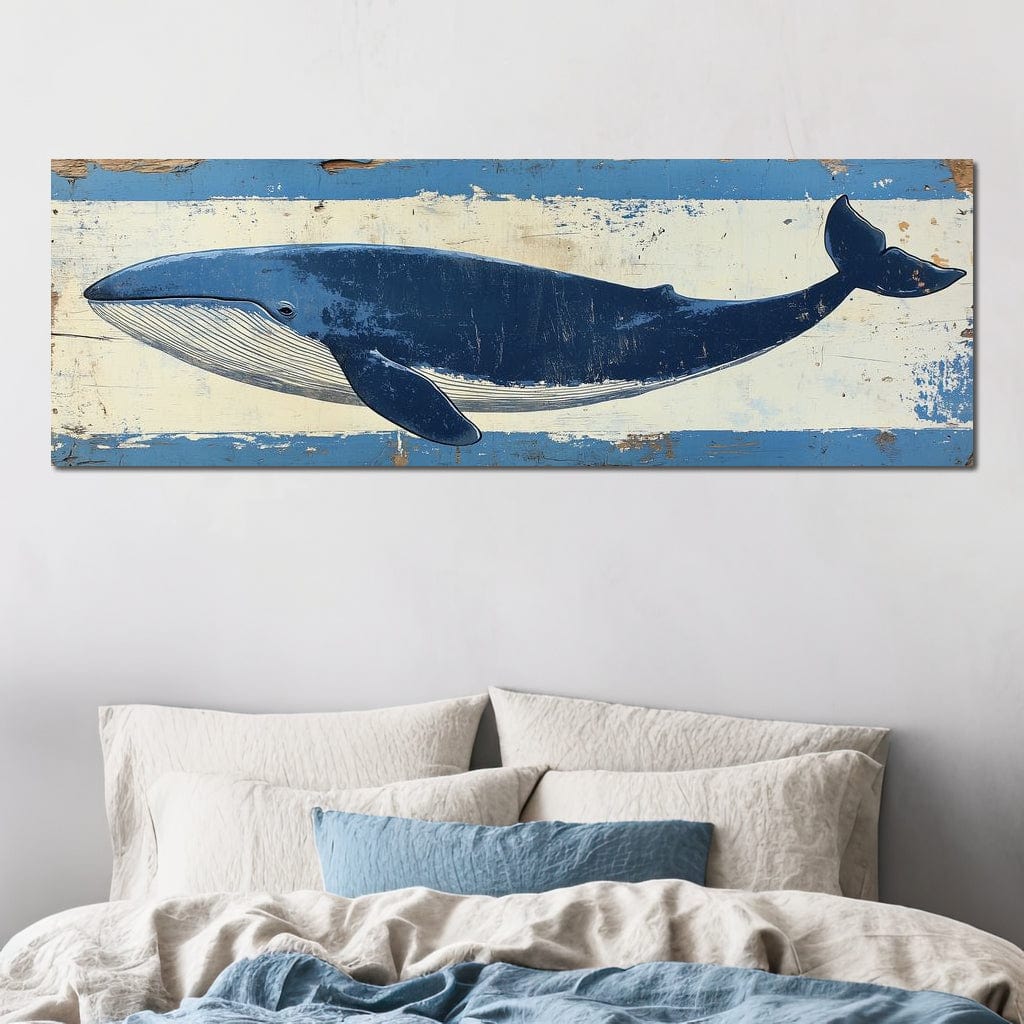 Glorious Whale Canvas Wall Art