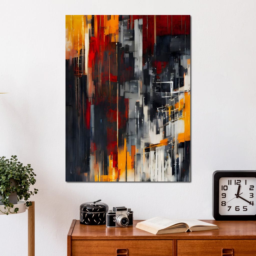 Urban Labyrinth Canvas Wall Art