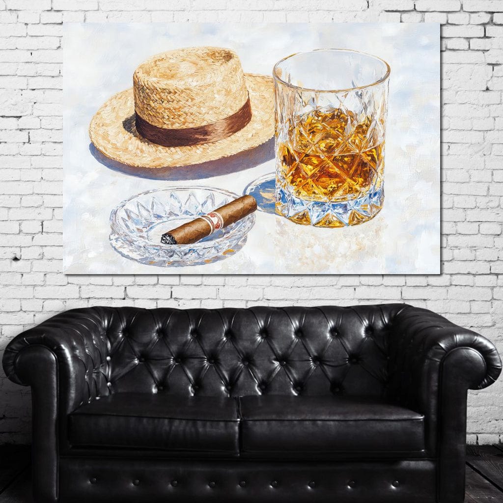 Sunlit Cuban Leisure Canvas Wall Art