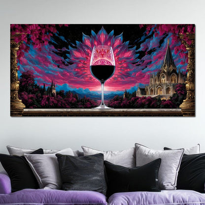 Majestic Evening Reverie Canvas Wall Art