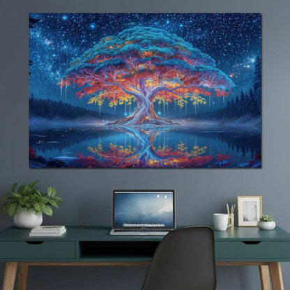 The Dreaming Tree Canvas Wall Art