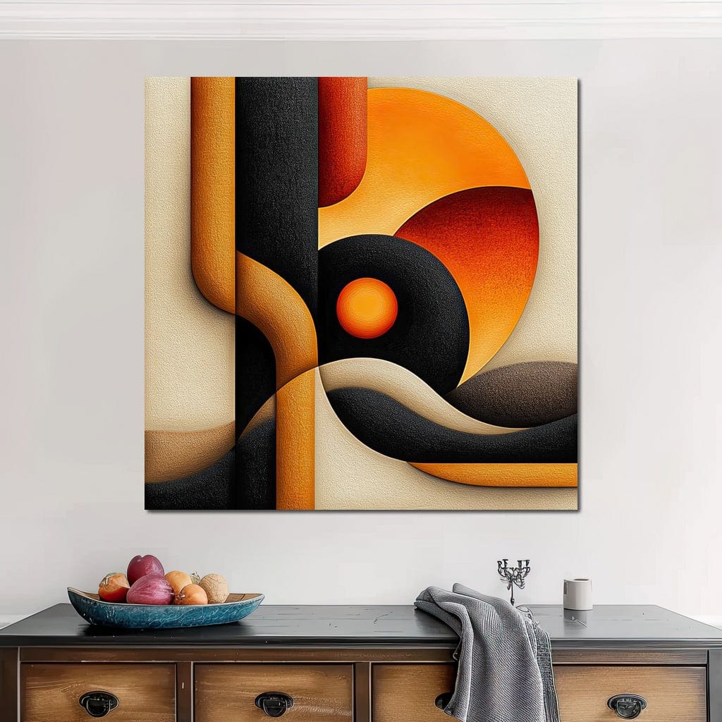 Abstract Dusk Canvas Wall Art