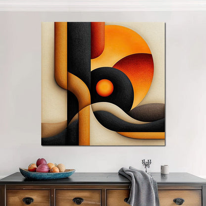 Abstract Dusk Canvas Wall Art