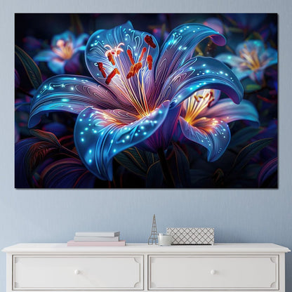 The Radiant Lilyx Canvas Wall Art