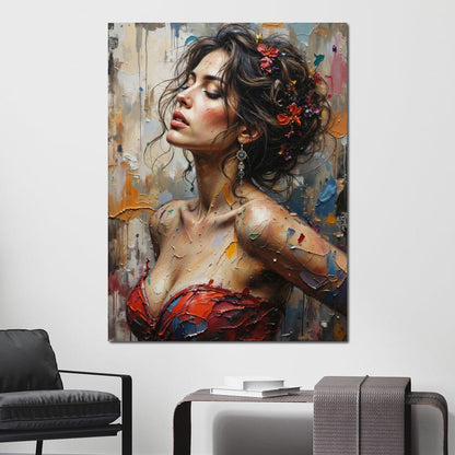 Whispering Beauty Canvas Wall Art