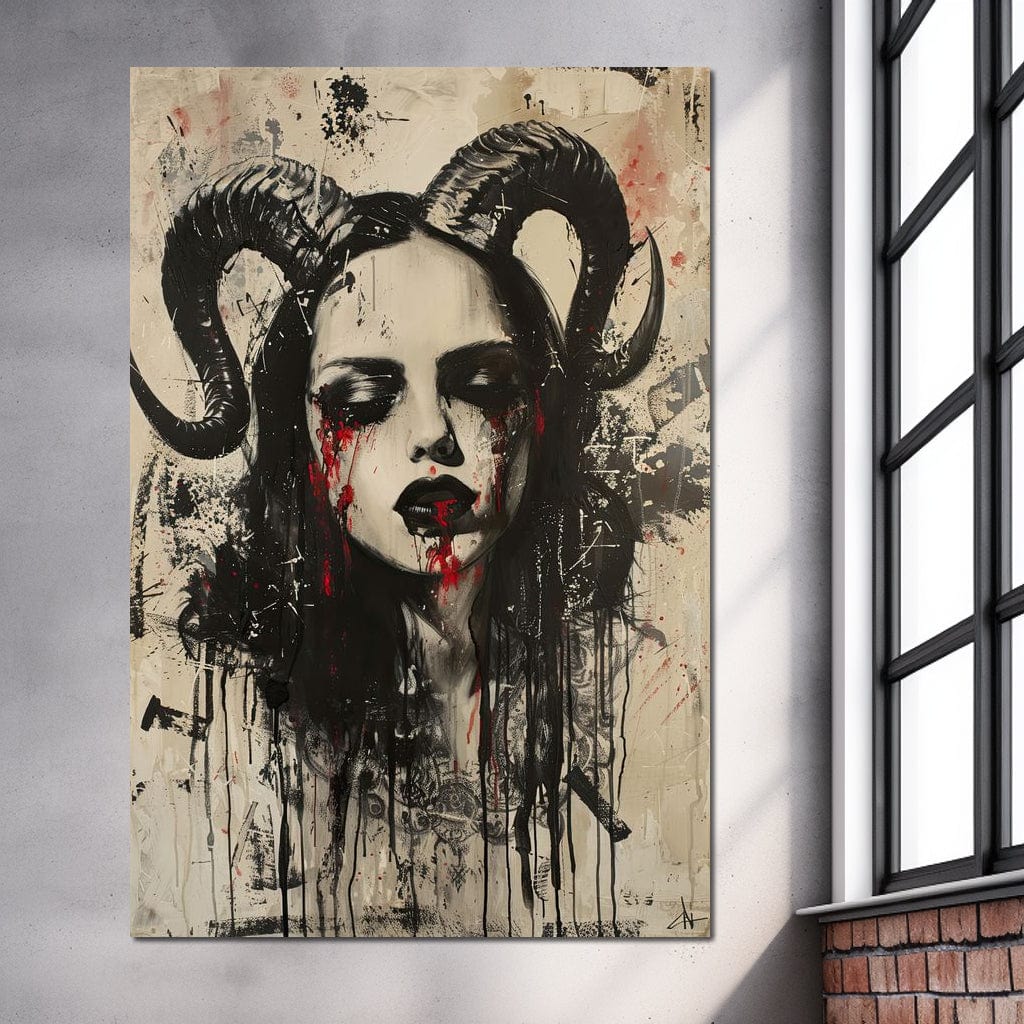 Dark Majesty Unveiled Canvas Wall Art