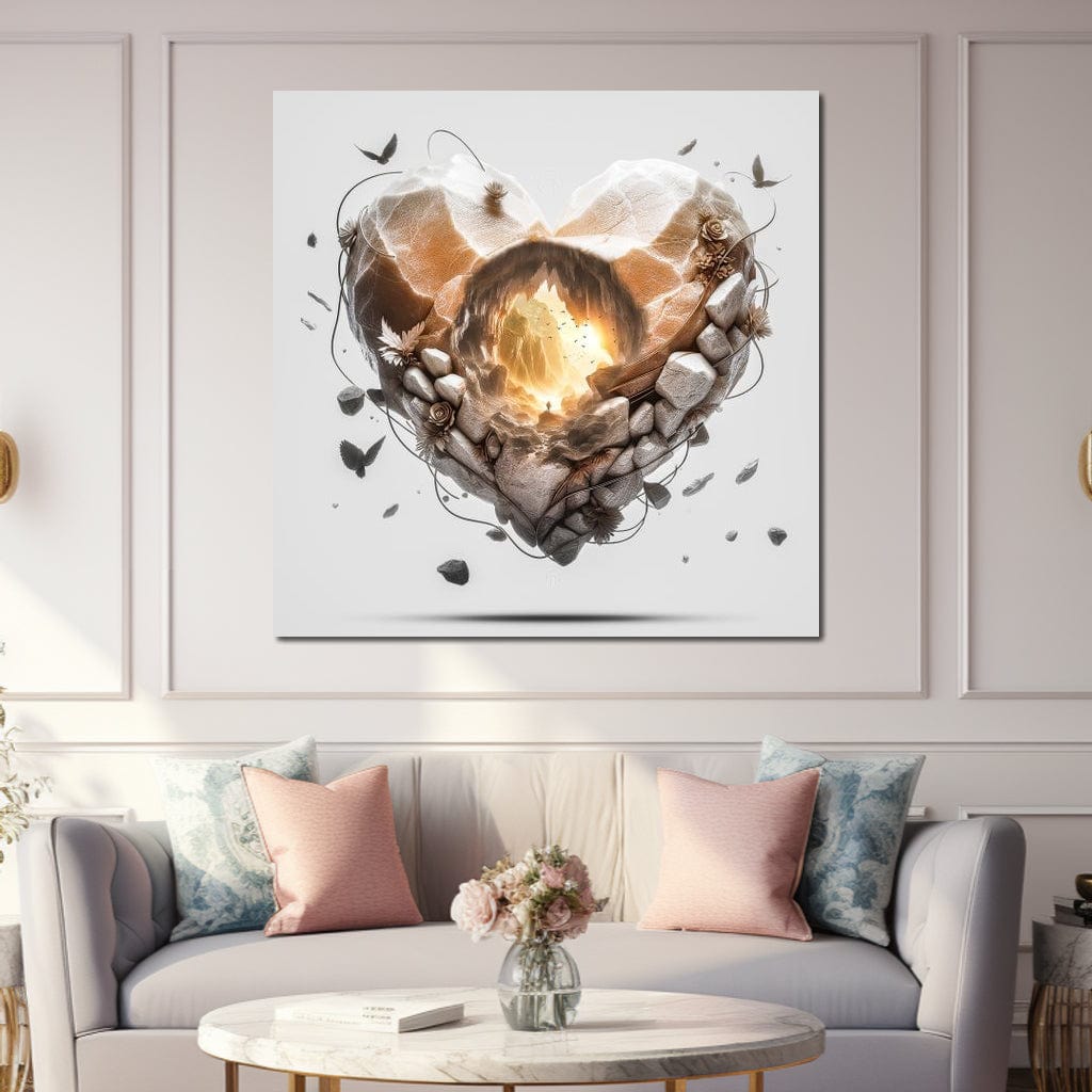 Heart Canvas Wall Art