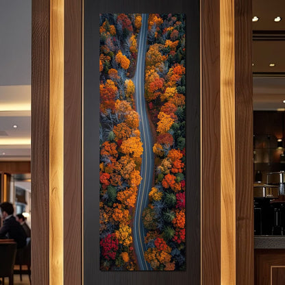 Autumn Road Trip Canvas Wall Art