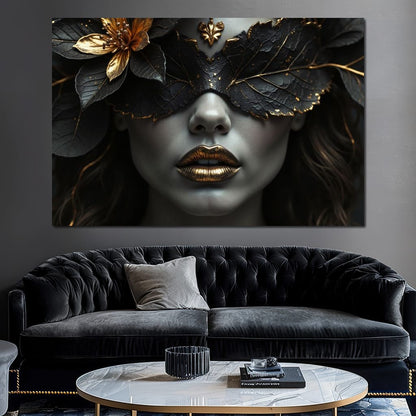 Noir Botanica Canvas Wall Art
