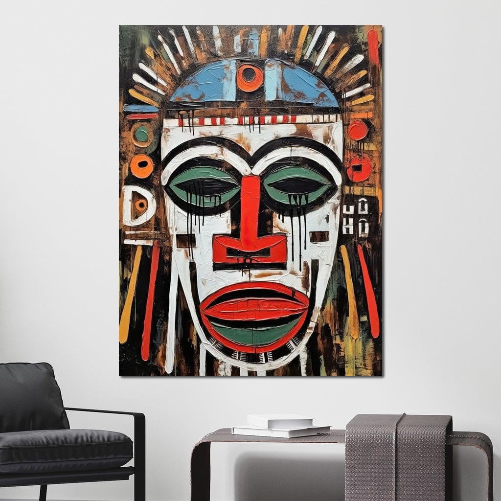 Tribal Mask 17 Canvas Wall Art