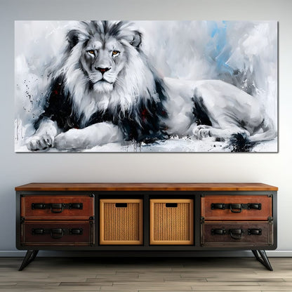 Monarch of the Frozen Plains Canvas Wall Art