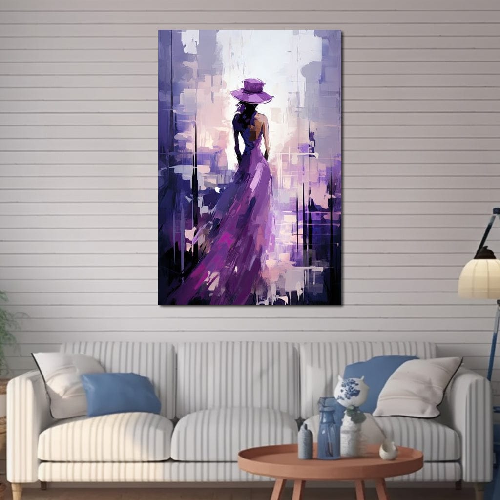 Amethyst Twilight Mystique Canvas Wall Art