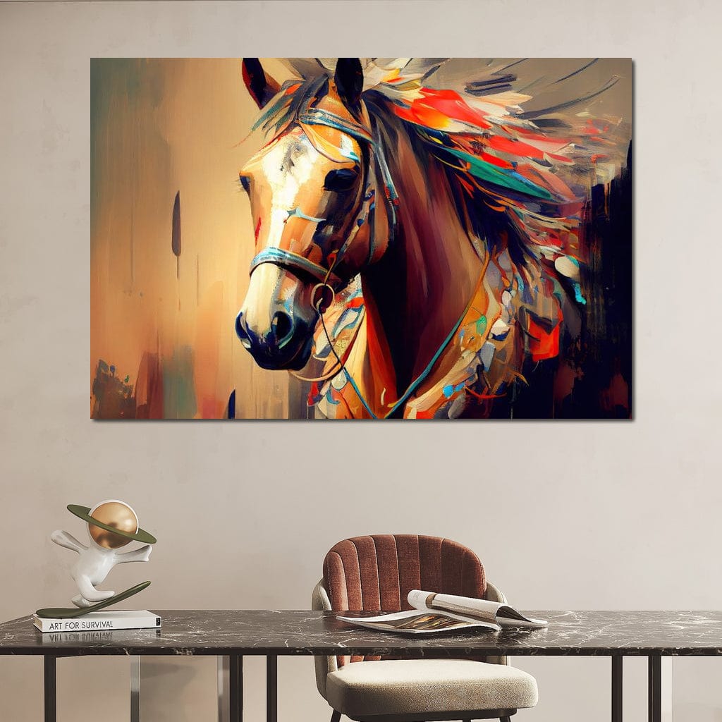 Cherokee Horse 2 Canvas Wall Art