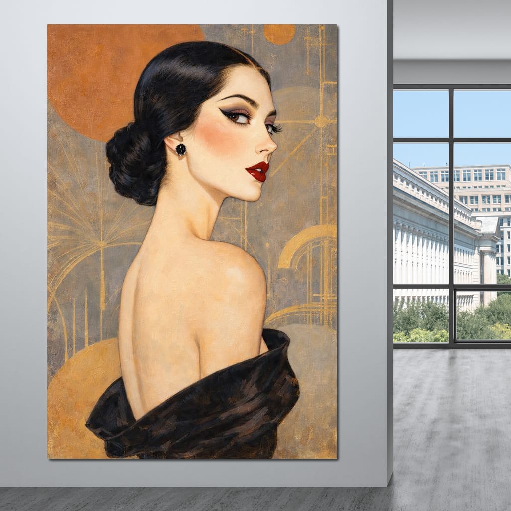 Velvet Elegance Canvas Wall Art