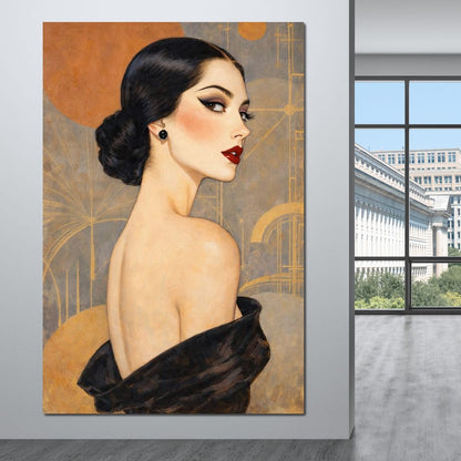 Velvet Elegance Canvas Wall Art