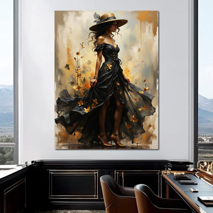 Female Portrait 325 Canvas Wall Art
