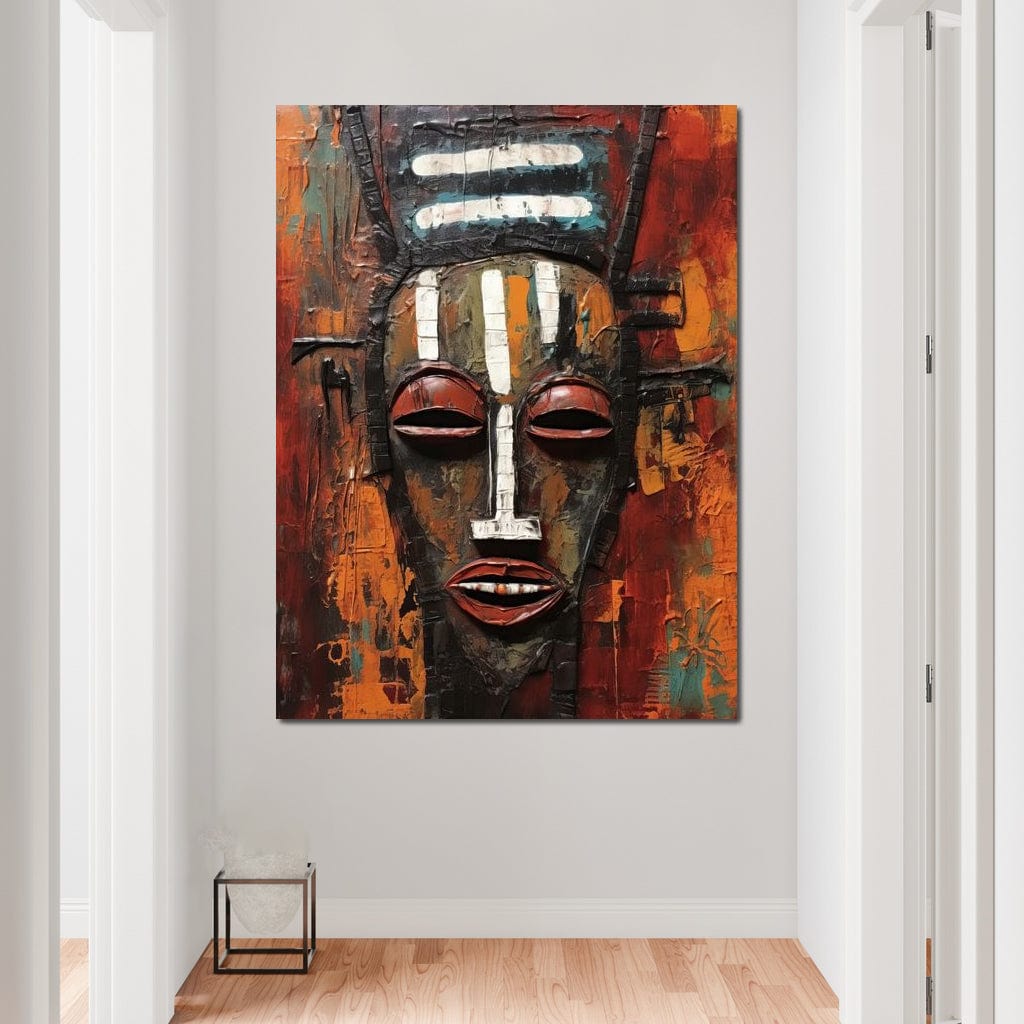 Tribal Mask 02 Canvas Wall Art