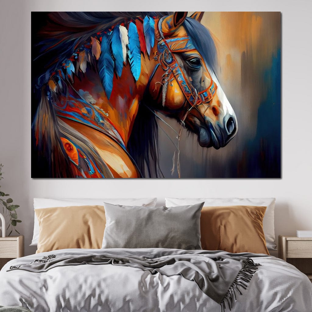 Cherokee Horse 5 Canvas Wall Art