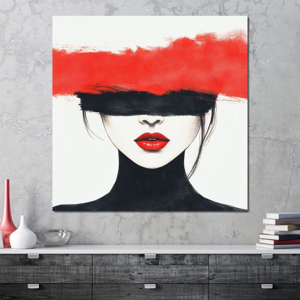 Radiant Allure Portrait Mystique Canvas Wall Art