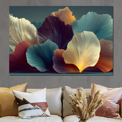 Flowing Petal Dreams Canvas Wall Art