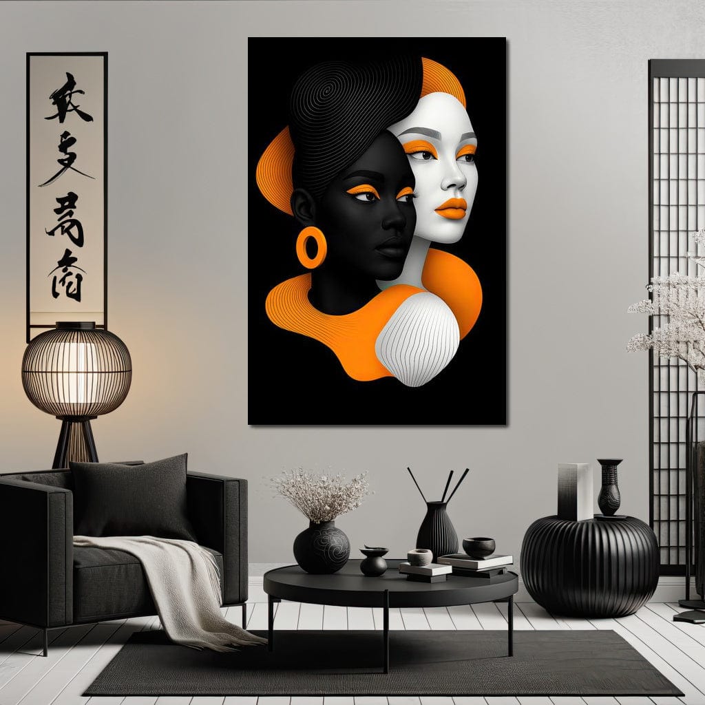 Faces of Balance Canvas Wall Art