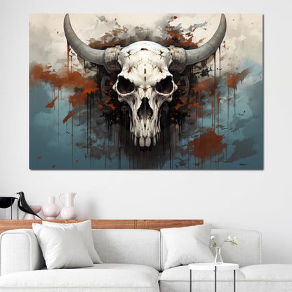 Eternal Symmetry of the Buffalo Canvas Wall Art