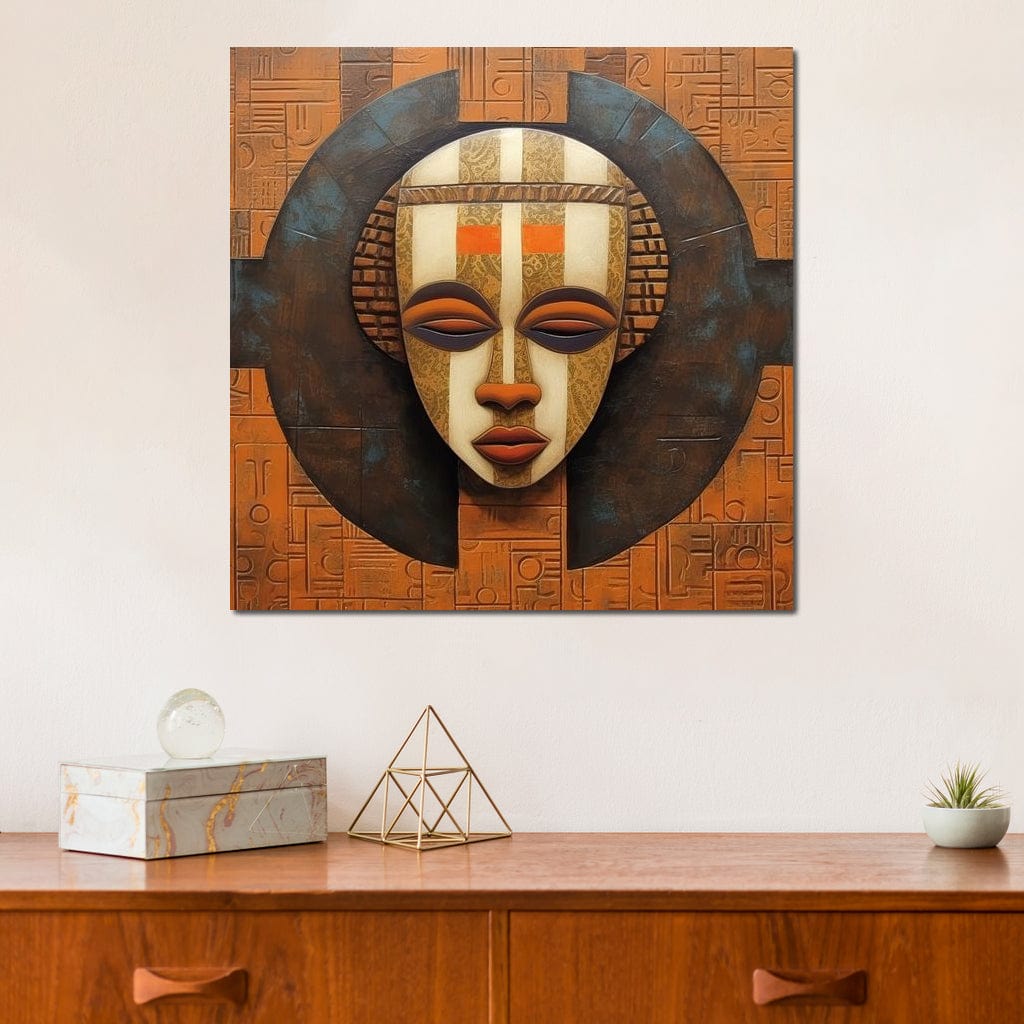 Tribal Mask 12 Canvas Wall Art