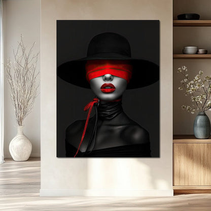 Scarlet Obscura Canvas Wall Art
