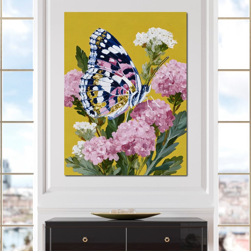 Butterfly Garden Radiance Canvas Wall Art