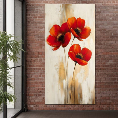 Summer Petal Dance Canvas Wall Art