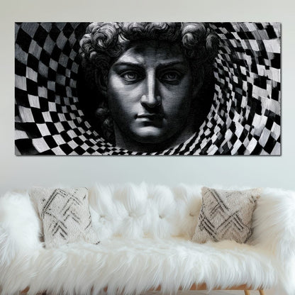 Fragmented Logic Of The Marble Mind Canvas Wall Art