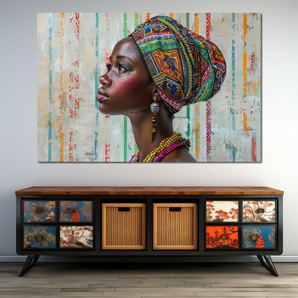 Vibrant Cultural Essence Canvas Wall Art