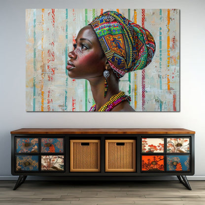 Vibrant Cultural Essence Canvas Wall Art