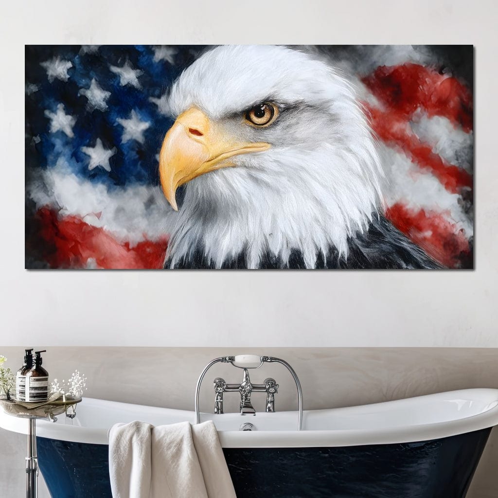 Majestic Eagle Essence Canvas Wall Art