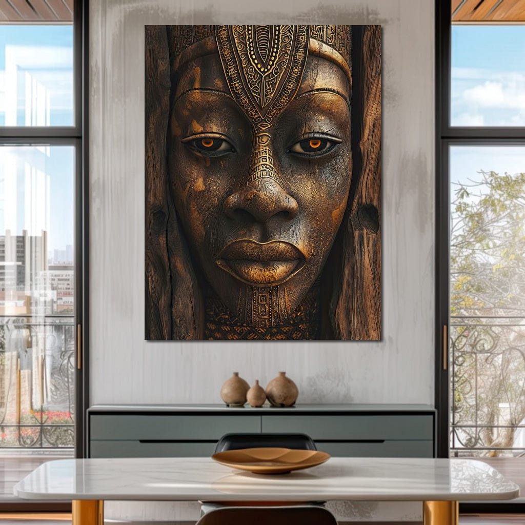 Ancient Golden Wisdom Canvas Wall Art