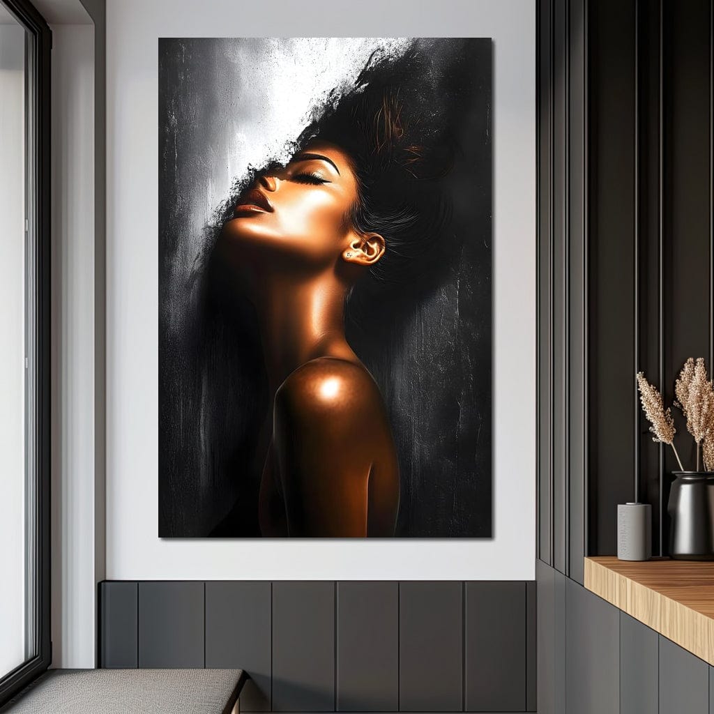 Radiant Reflection of Night Canvas Wall Art