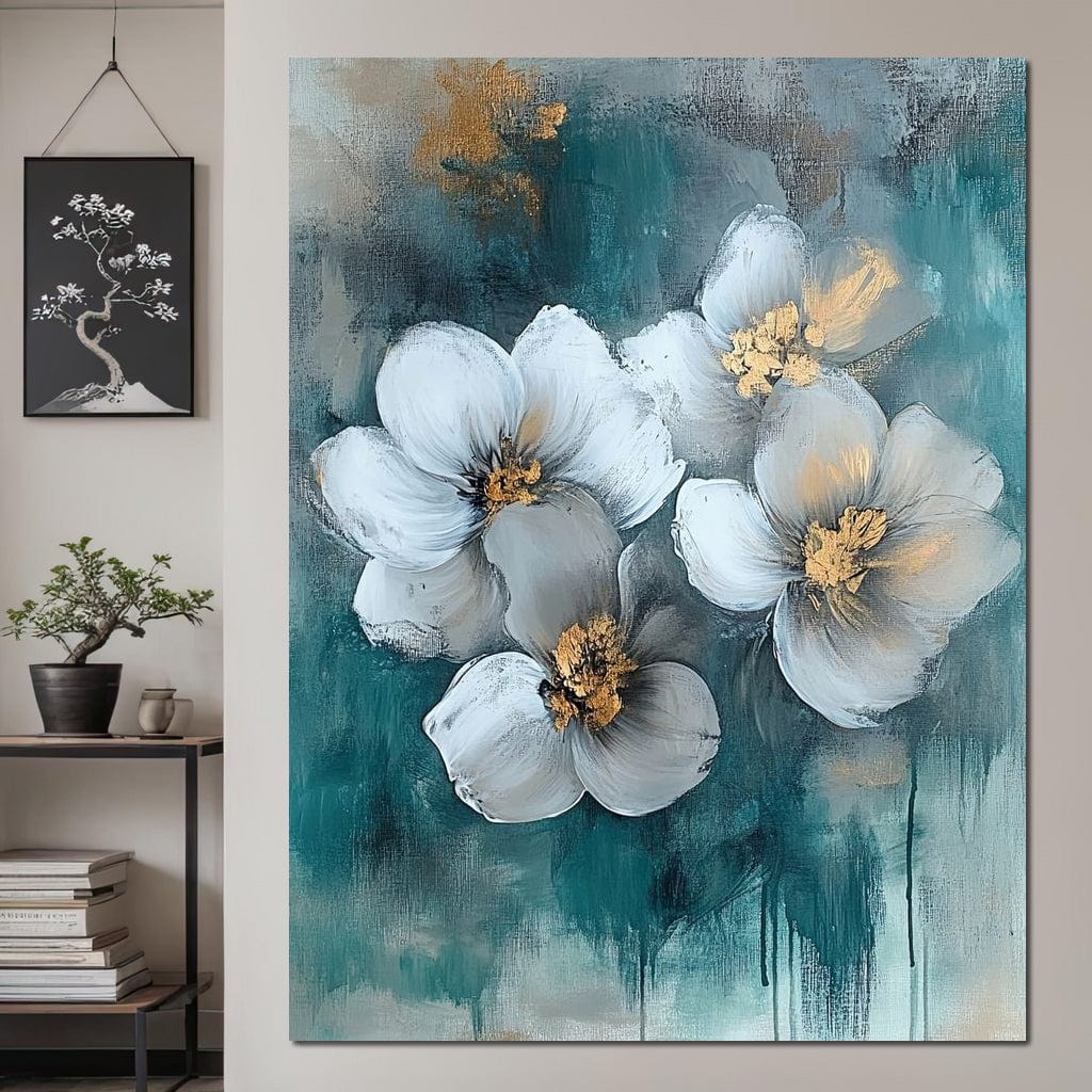 Floral Symphony Harmony Canvas Wall Art