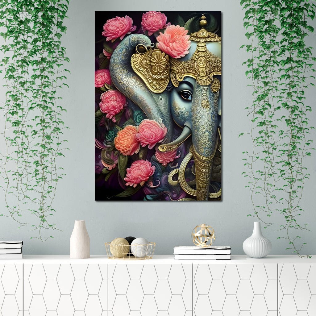 Ganesha Diwali 2022 Special Edition Canvas Wall Art