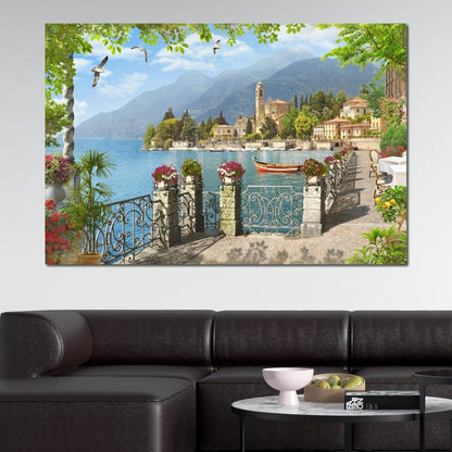 Italian Promenade Canvas Wall Art