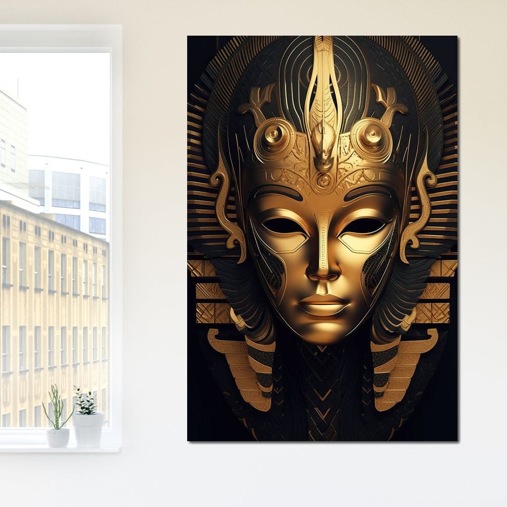 Radiant Ruler of Ancient Egypt Canvas Wall Art