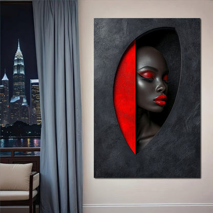 Scarlet Whisper Canvas Wall Art