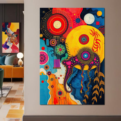 Dreams of an Octopus Canvas Wall Art