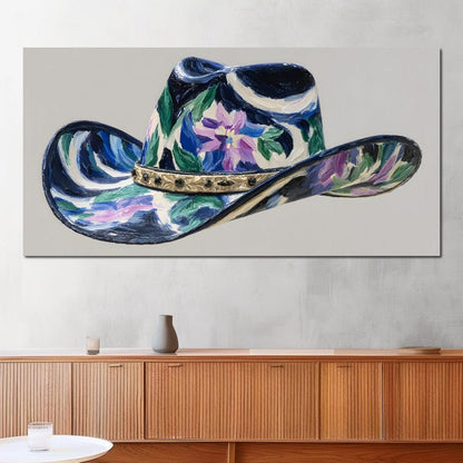 Floral Western Dreamscape Canvas Wall Art