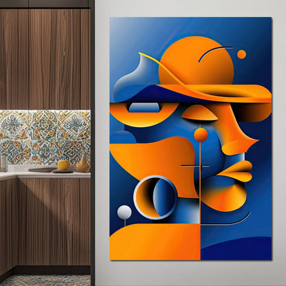 Geometric Muse Canvas Wall Art