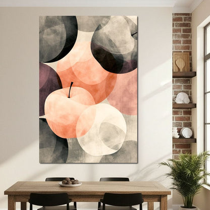 Orchard Shadows at Golden Hour Canvas Wall Art