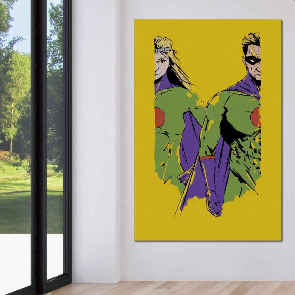 Superheroes Canvas Wall Art