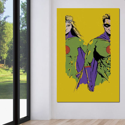 Superheroes Canvas Wall Art