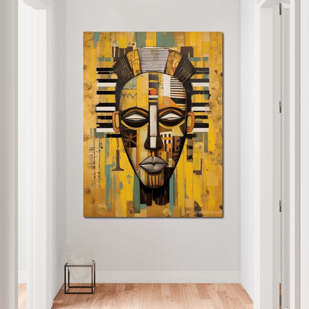 Tribal Mask 05 Canvas Wall Art
