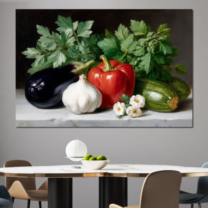 Garden Harvest Canvas Wall Art